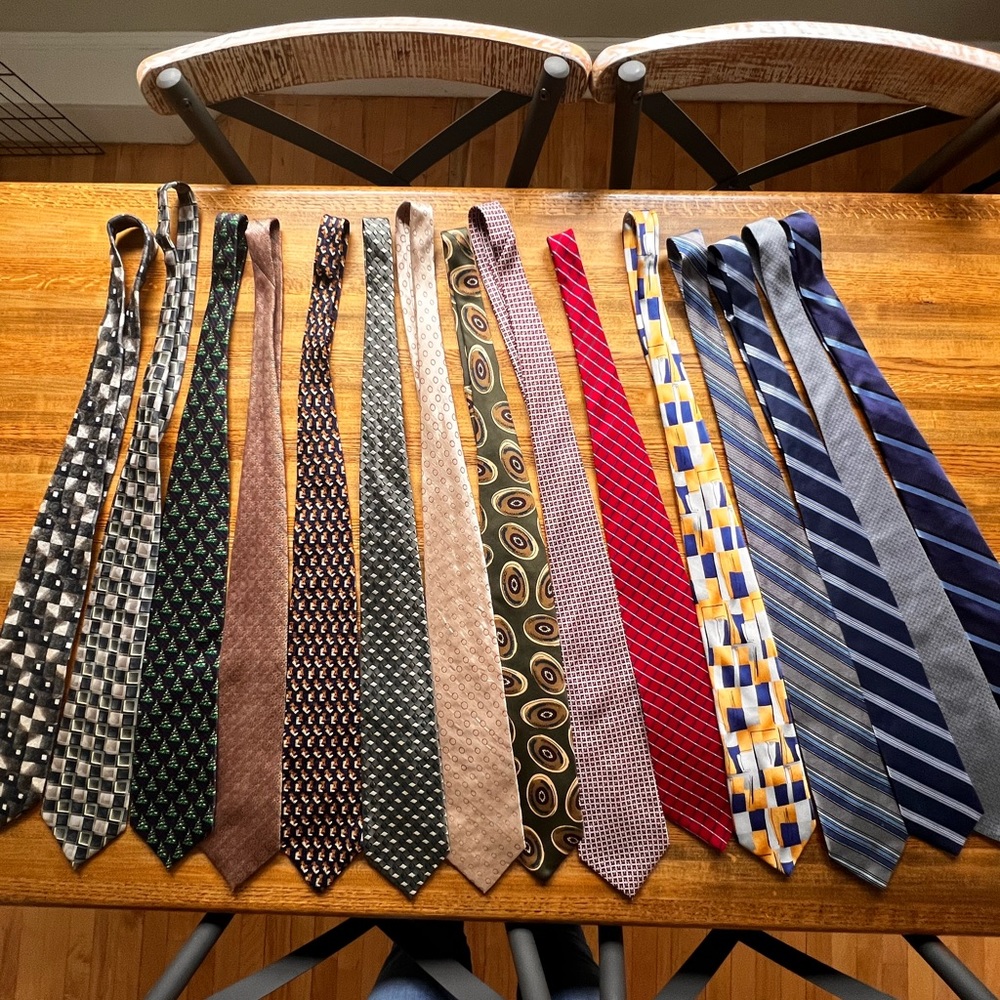 Lot of 15 Men’s designer ties - EUC